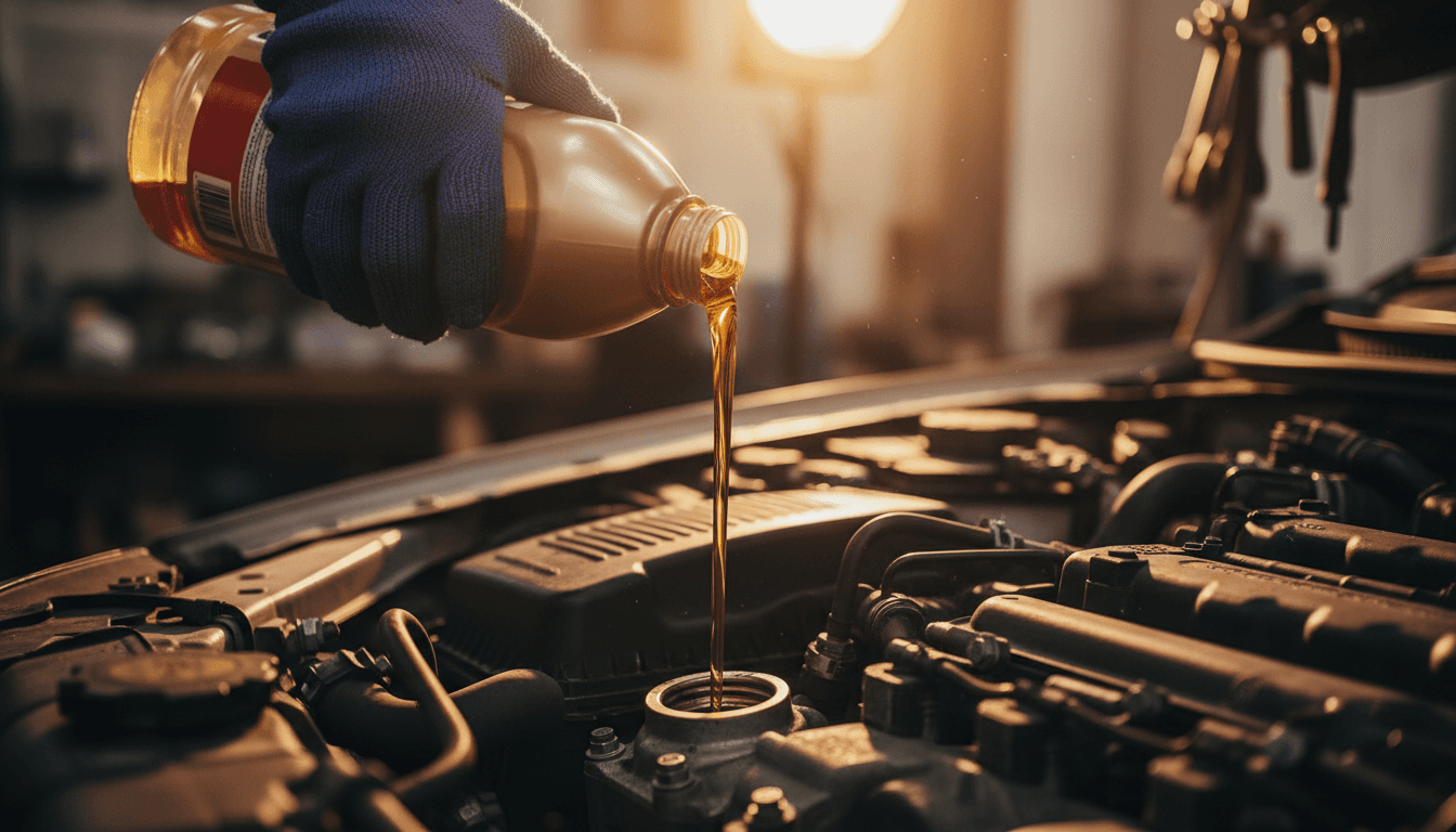 Oil change service